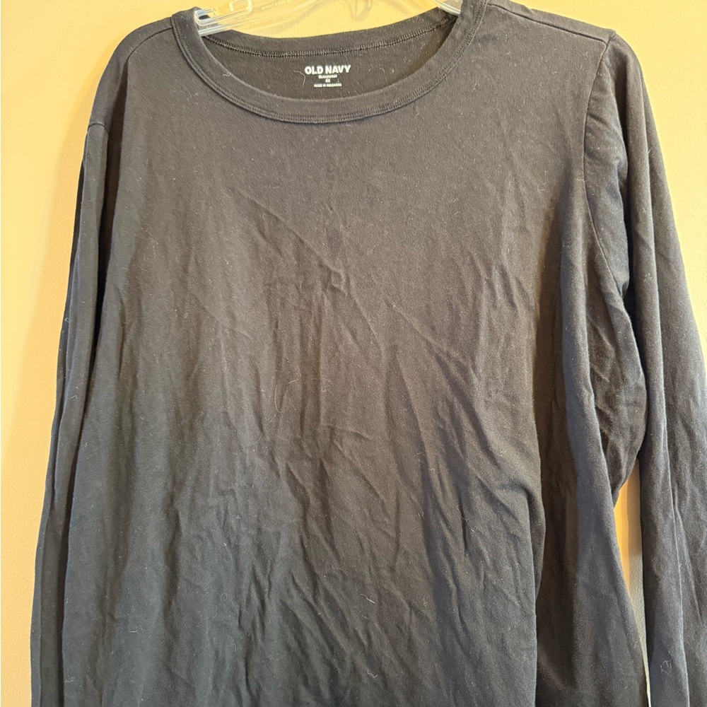 Old Navy Men's Black Long Sleeve Tee